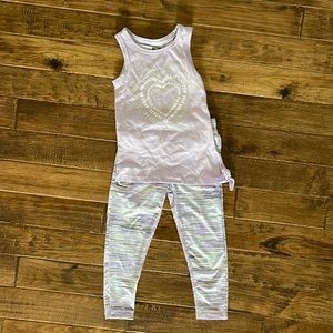 RBX Girls Tank Top and Leggings Set Size 5/6